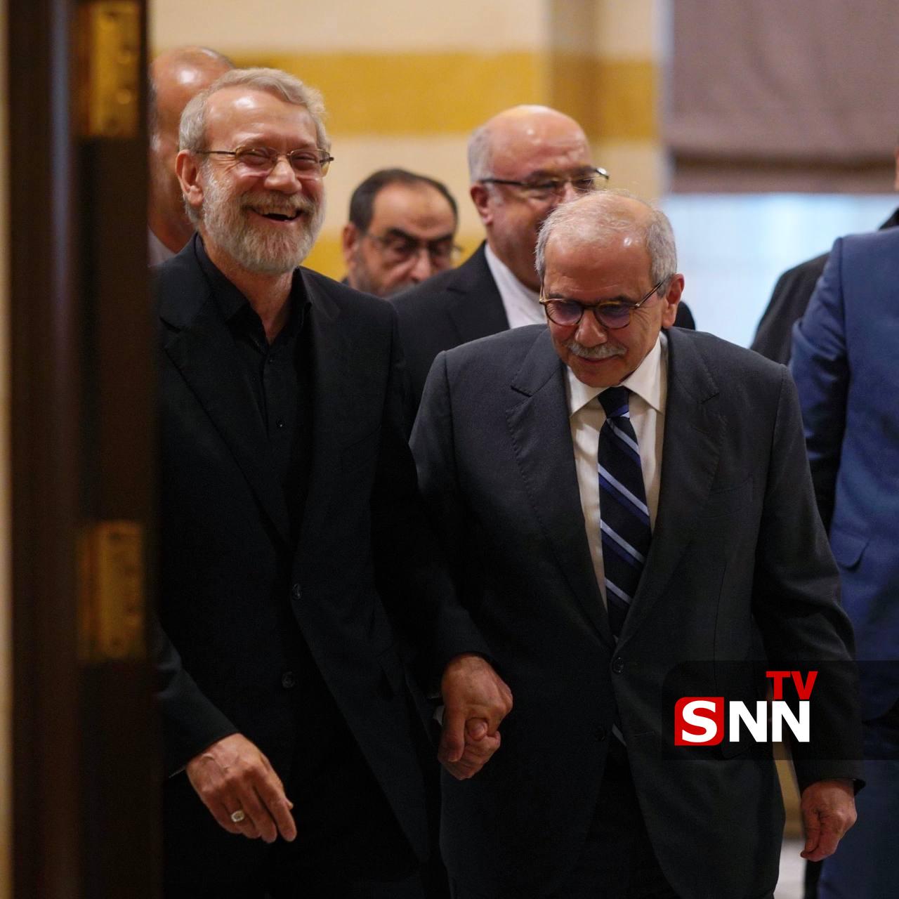 عکس/ تصویری پربازدید از ملاقات امروز دبیر شورای‌عالی امنیت ملی و نخست وزیر لبنان