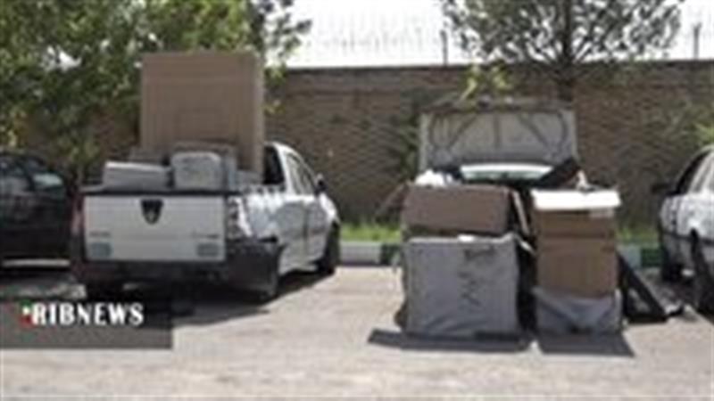 توقیف ۱۵ خودروی حامل تجهیزات قاچاق در قم