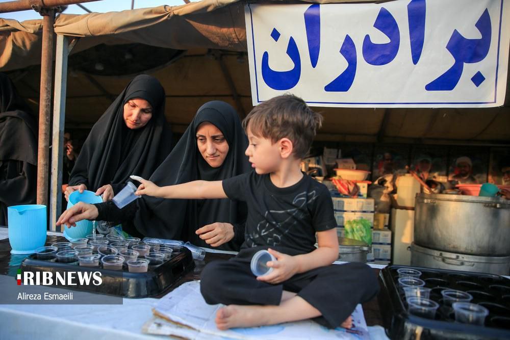 عکس/ کودکان در پیاده‌روی اربعین حسینی ۱۴۰۴