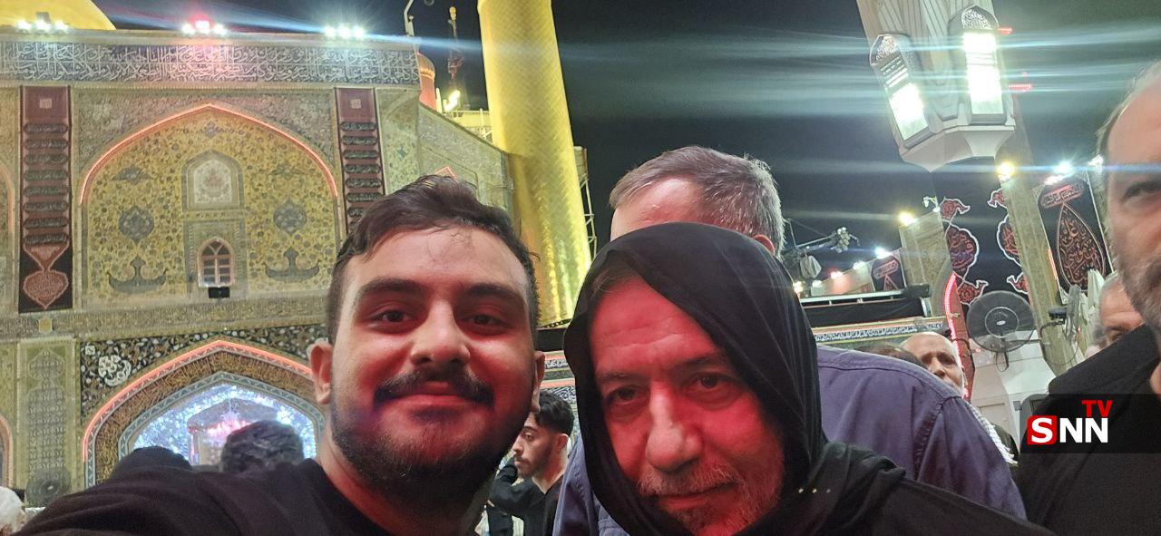 عکس/ تصویری از وزیر امورخارجه در حرم امیرالمومنین(ع)