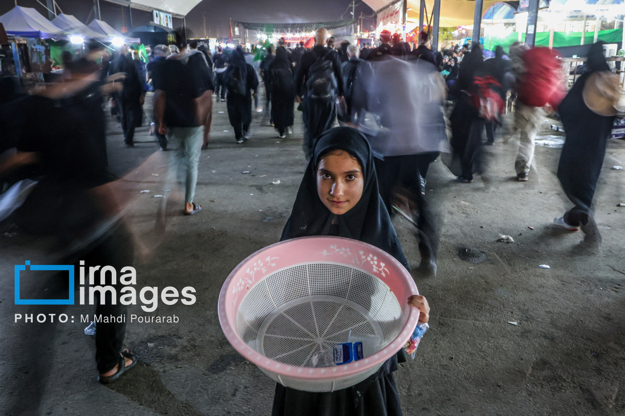 عکس/ زائران اربعین در مسیر نجف به کربلا