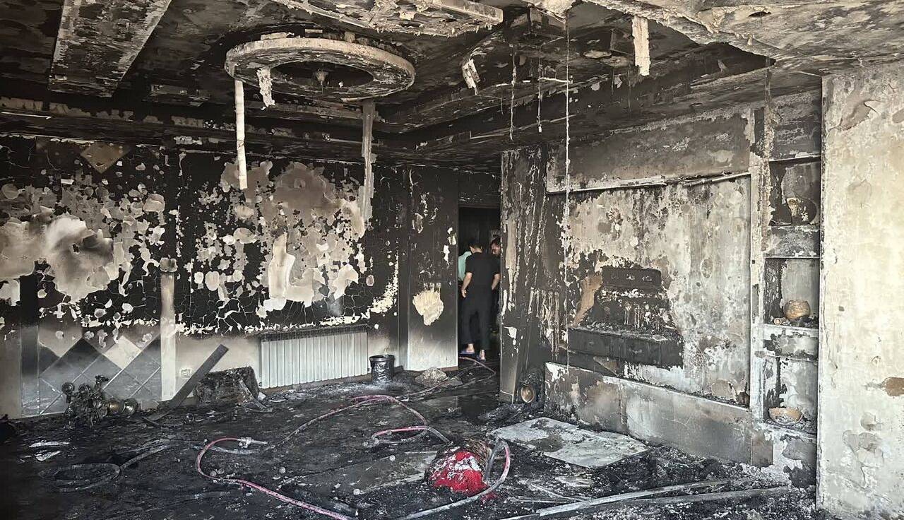 آتشسوزی ساختمان مسکونی در تهران؛ ۴ نفر مصدوم شدند