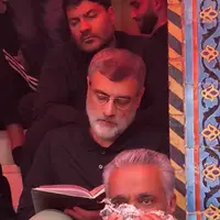 عکس/ قاضی زاده هاشمی در حرم امام حسین(ع)