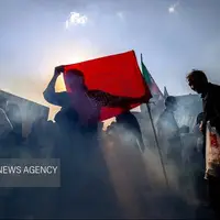 جمع‌آوری کمک به مردم غزه در راهپیمایی جاماندگان اربعین تهران