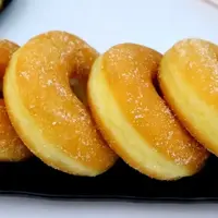دونات تپل و پنبه ای با جذب روغن کم