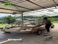 مرد چینی با چوب، لامبورگینی ساخت!