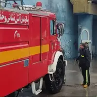استقرار آتش‌نشانان کرمانشاه در مرز خسروی تا پایان بازگشت زائران اربعین