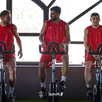 تصاویری از تمرین بازیکنان پرسپولیس   