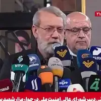 لاریجانی: شرایط روزگار بر شهید نصرالله تأثیر نمی‌گذاشت و انسان خودساخته‌ای بود