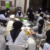 پخت ۵ هزار وعده غذا در موکب پشتیبانی همدان