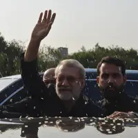 عکس/ در حاشیه استقبال از علی لاریجانی با برنج در لبنان