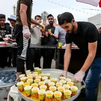 خدمت‌رسانی ۴۶ موکب جهادگران قزوین به زائران اربعین