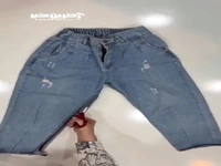 تبدیل شلوار لی قدیمی به دامن