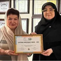 دیدار سخنگوی دولت با پوران درخشنده