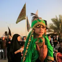 عکس/ کودکان در پیاده‌روی اربعین حسینی ۱۴۰۴