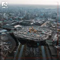 عکس/ تصاویر هوایی زیبا از بین‌ الحرمین کربلا در اربعین حسینی