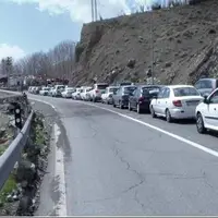 جاده چالوس به سمت مرزن آباد از امشب یک‌طرفه می‌شود