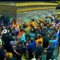 حال و هوای آستان قدس رضوی و زائران حرم امام رضا(ع) در آستانه اربعین حسینی