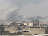 انفجار شدید در شرق غزه