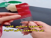فقط با خط کش گل رز زیبا درست کن 