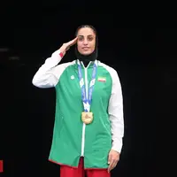 عکس/ چنگدو ۲۰۲۵؛ مدال طلای یاسمن باقرزاده در ووشو