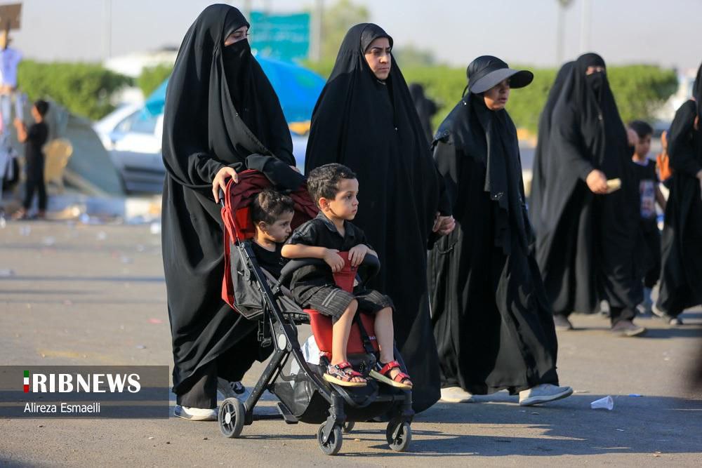عکس/ کودکان در پیاده‌روی اربعین حسینی ۱۴۰۴
