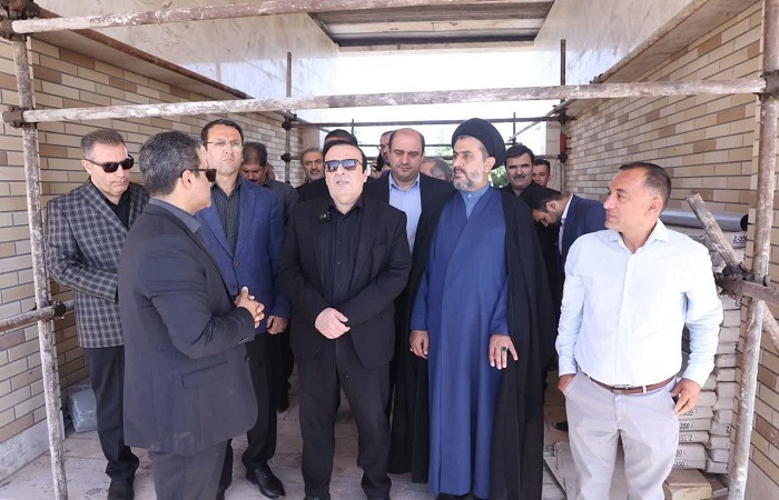 بازدید استاندار از مجتمع خدمات رفاهی در حال ساخت در آزادراه قزوین - رشت