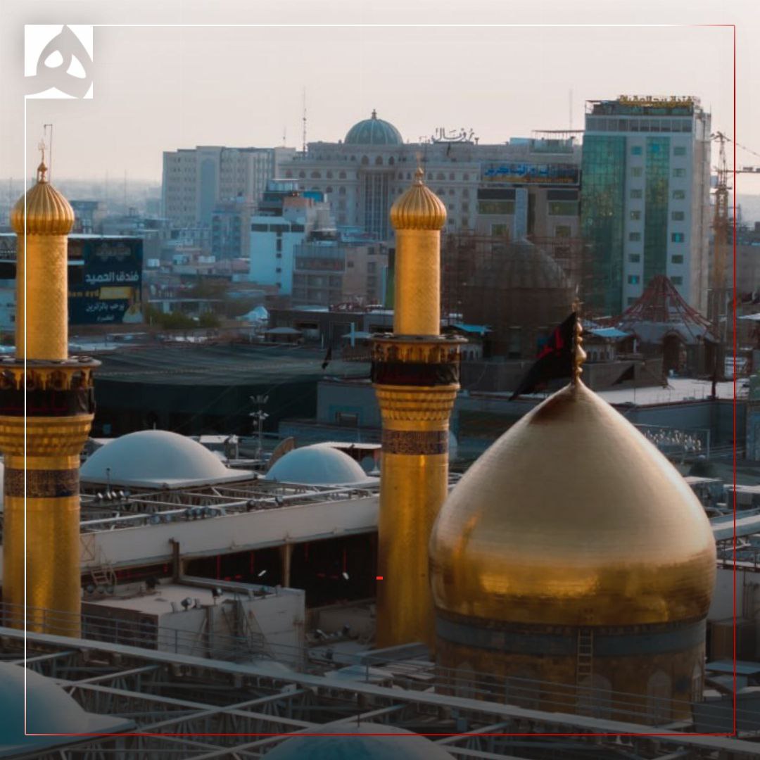 عکس/ تصاویر هوایی زیبا از بین‌ الحرمین کربلا در اربعین حسینی