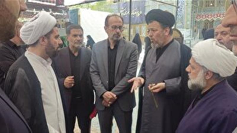 بررسی نحوه خدمات رسانی به زائران حسینی در امامزاده جمال قم