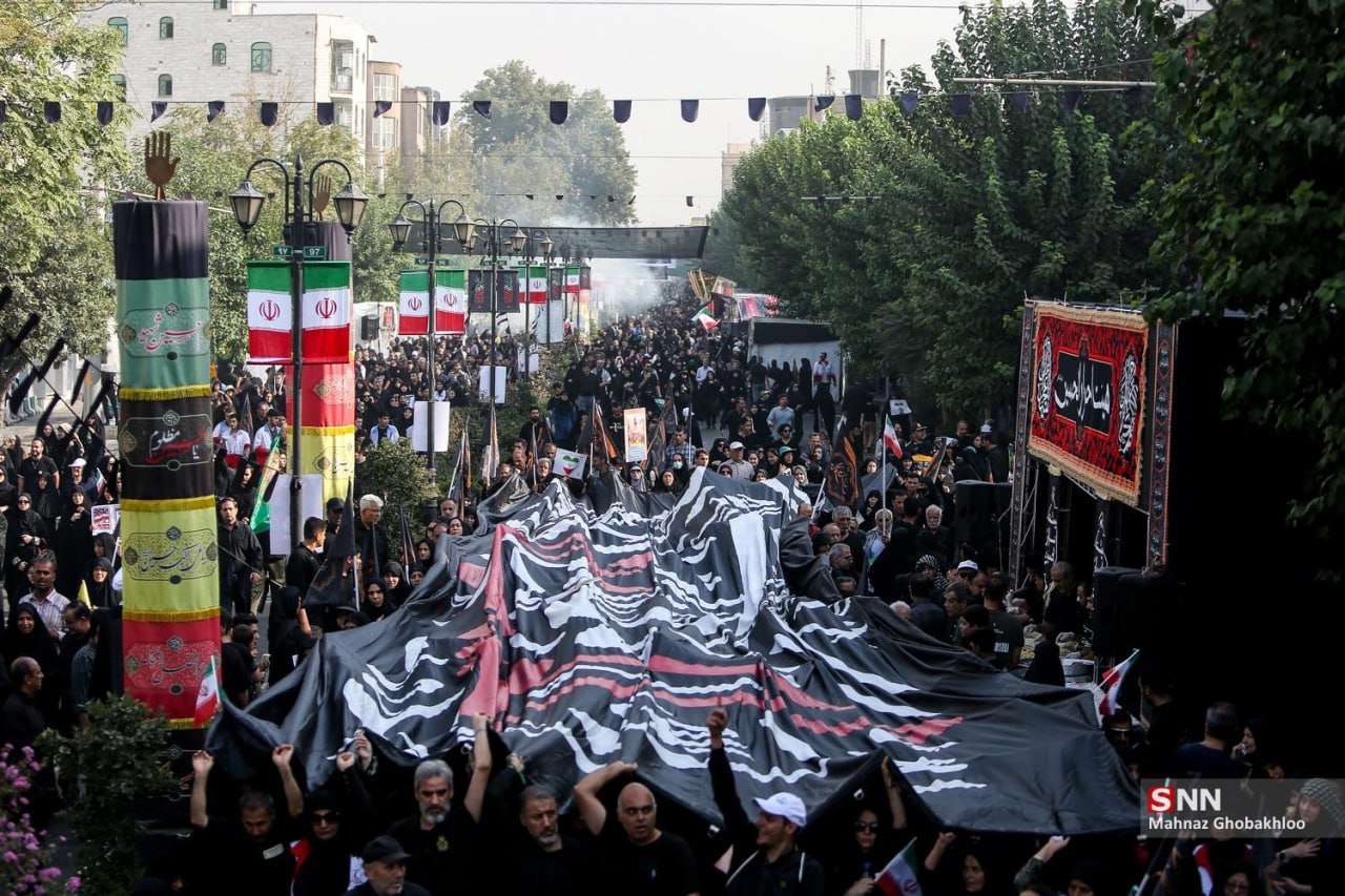 عکس/ راهپیمایی جاماندگان اربعین در تهران  