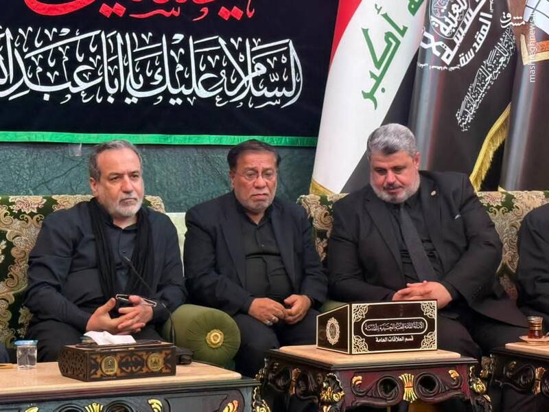 عکس/ دیدار عراقچی با تولیت حرم امام حسین(ع) در کربلای معلی