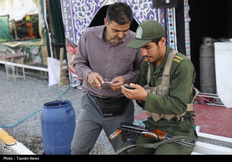 عبور زائران اربعین حسینی از مرز تمرچین