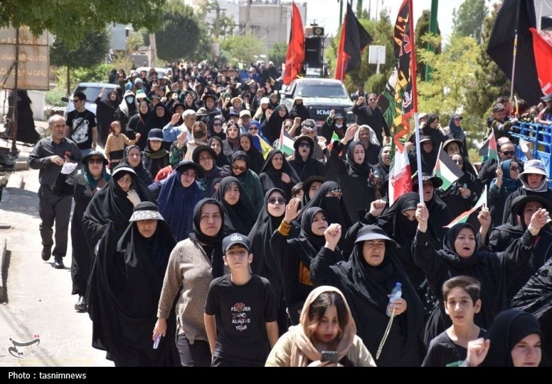 راهپیمایی باشکوه جاماندگان اربعین در کهگیلویه و بویراحمد