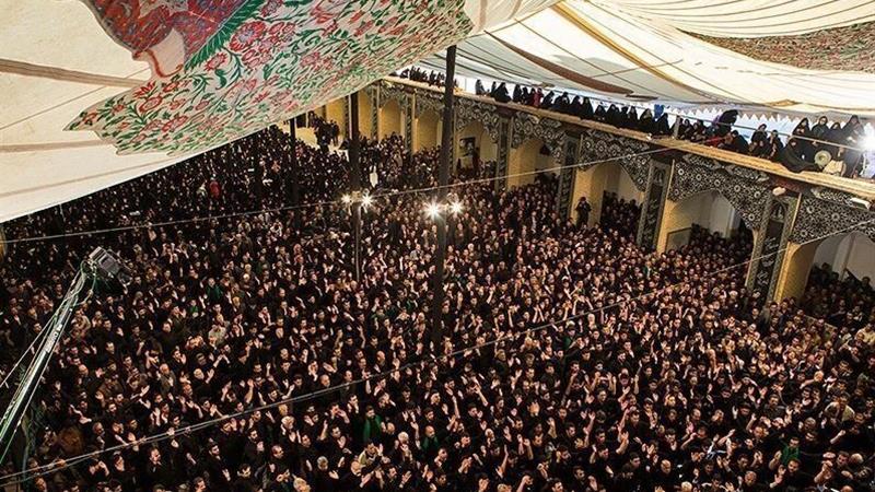 اجتماع اربعینی هیات‌های عزاداری یزد در مسجد جامع کبیر
