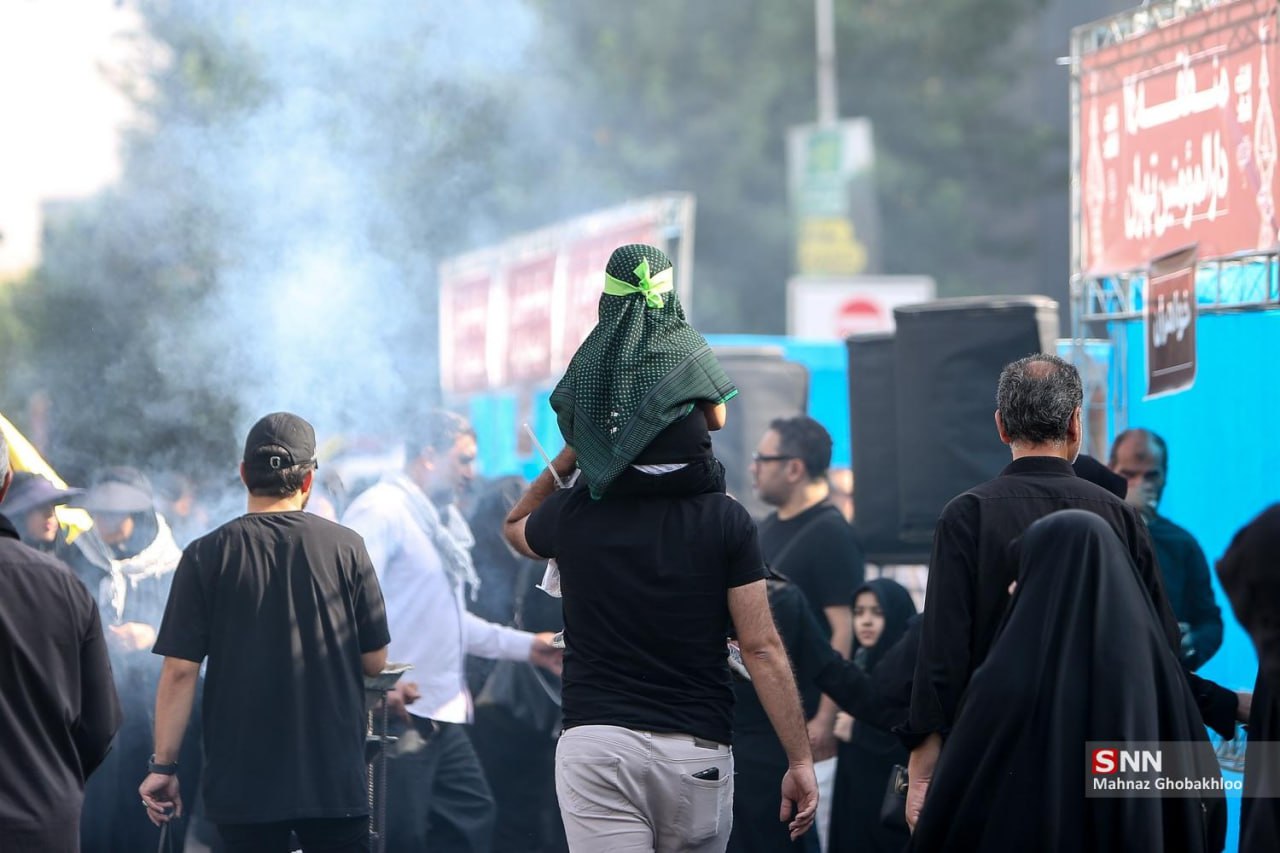 عکس/ راهپیمایی جاماندگان اربعین در تهران  