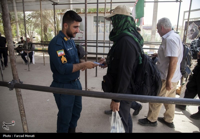بازگشت زائران اربعین حسینی از مرز خسروی
