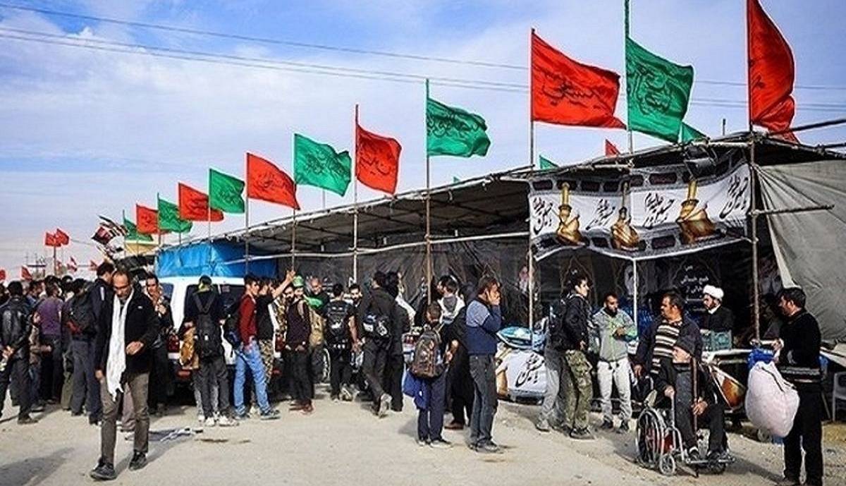  خدمات‌رسانی ۱۱۱ موکب در مسیر بازگشت زائران از مرز خسروی