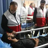 بازدید اعضای کمیسیون بهداشت مجلس از خدمت رسانی هلال احمر به زائران