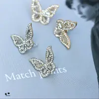 ساخت گوشواره جواهر نشان پروانه ای