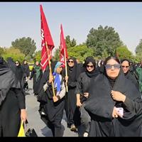 جاماندگان اربعین یزد، داستان عاشقی را با گام‌هایشان نوشتند