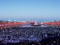 عزاداری دستهٔ معروف «بنی عامر» در بین الحرمین
