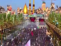 حرم مطهر امام حسین (ع) غرق در حضور عاشقان