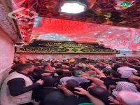 حرم امام حسین (علیه السلام) مملو از جمعیت زائران
