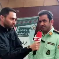 خدمات پلیس آبادان به زائران اربعین حسینی در مرز شلمچه