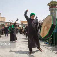 عکس/ عزاداری اربعین حسینی در حرم حضرت فاطمه معصومه(س) 