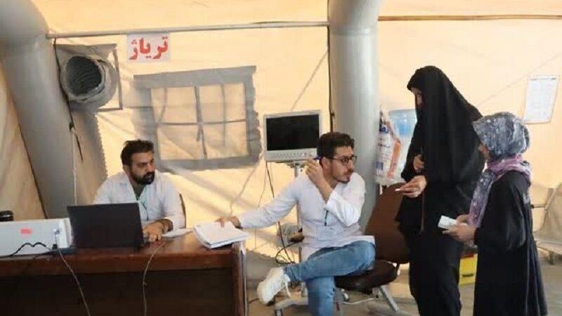 مراجعه ۱۸۰ زائر اربعین به بیمارستان سیار مستقر در مرز باشماق