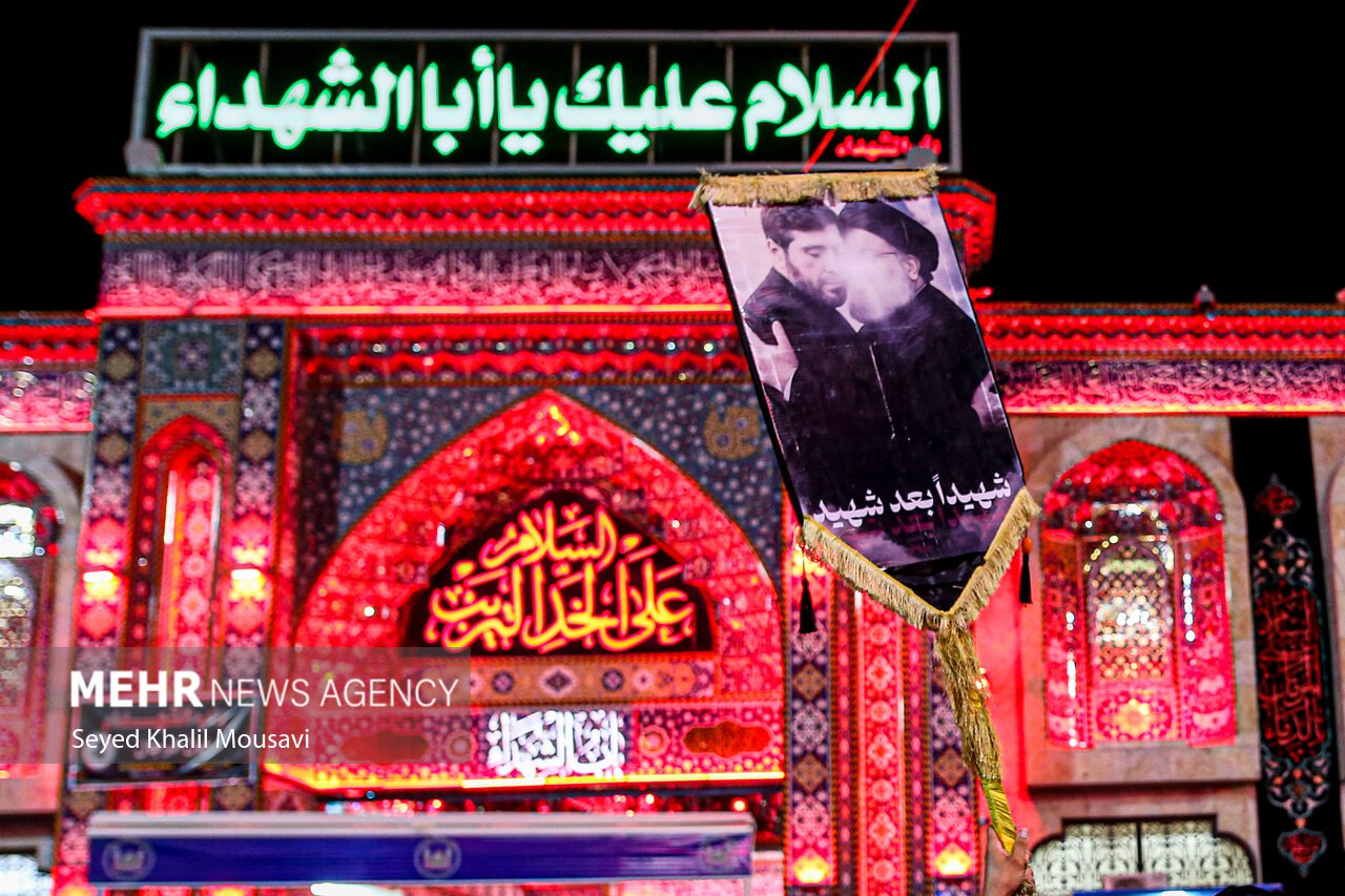 عکس/ بین‌الحرمین؛ منطقه عشاق اهل بیت (ع)