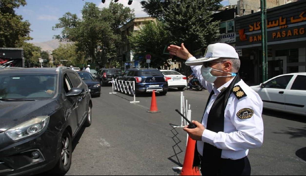 استقرار نیروهای پلیس در مراسم پیاده روی جاماندگان اربعین