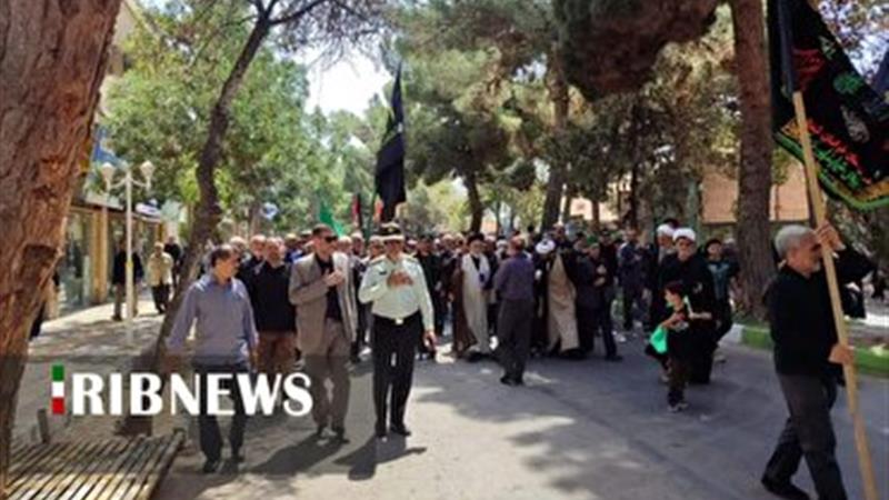 پیاده روی جاماندگان اربعین در خراسان شمالی