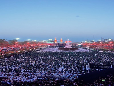 عزاداری دستهٔ معروف «بنی عامر» در بین الحرمین